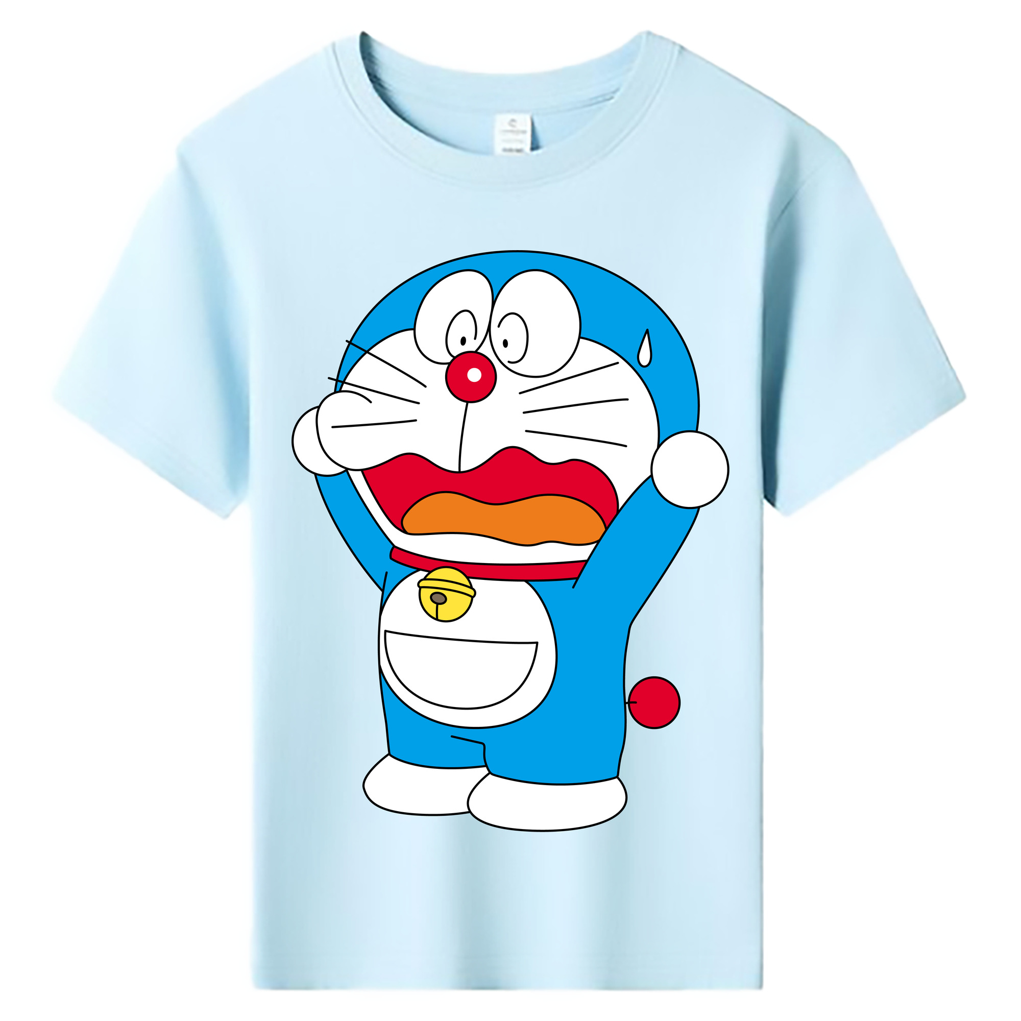 （画像用） ドラえもん Doraemon 綿100％キッズTシャツ（フロントプリント）